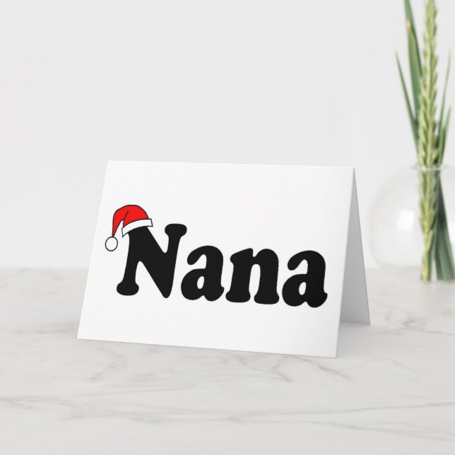 Gorra de Santa del navidad de Nana (Anverso)