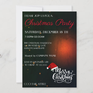Gorra de Santa genial y de moda, invitación de Nav