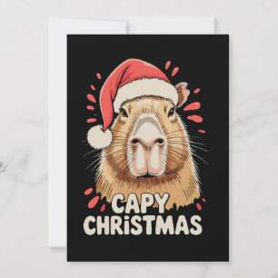 Gorra de Santa Navidad Capy Christmas Xmas Capybar