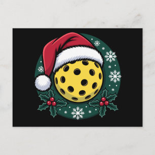 Gorra de Santa Pickleball Acebo Navidad Festejo Xm