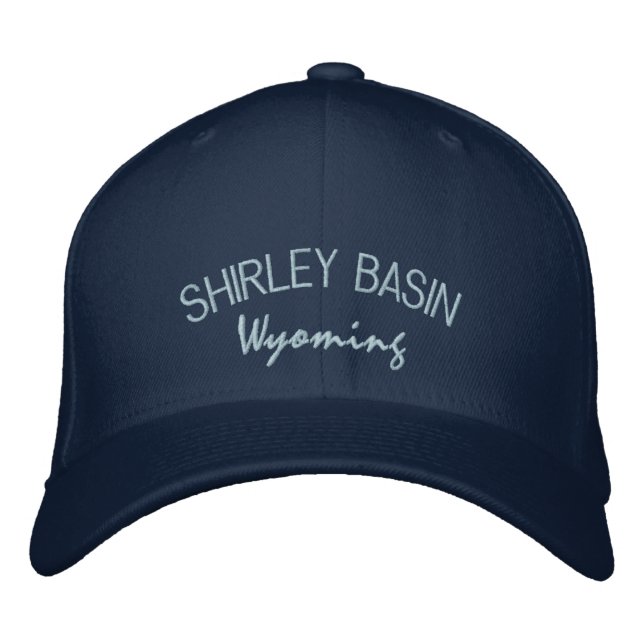 Gorra de Shirley Basin Wyoming Embroidered (Anverso)