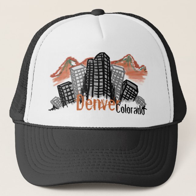 Gorra de Skyline de Denver Colorado (Anverso)