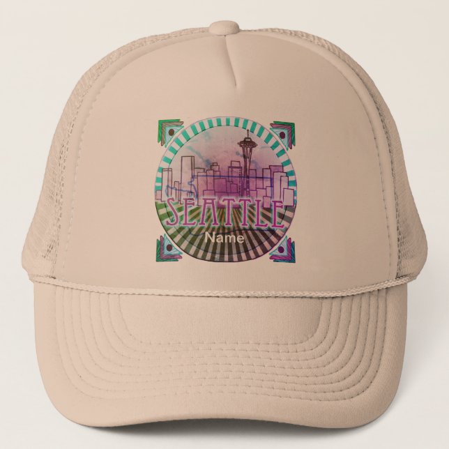 Gorra de Skyline de Seattle (Anverso)