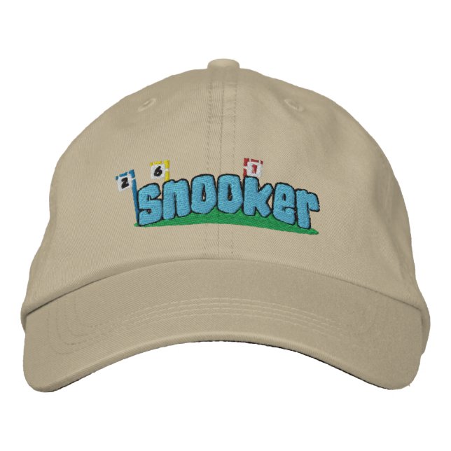 Gorra de Snooker Embroidered (Anverso)