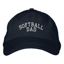 Gorra de Softball Dad Embroidered