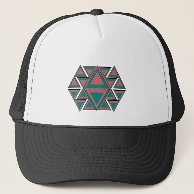 Gorra de sombrero de sombrero de béisbol de patrón (Anverso)