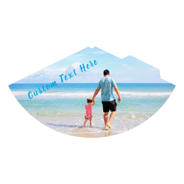 Gorra de su Fiesta fotográfico personalizado con t (Anverso)