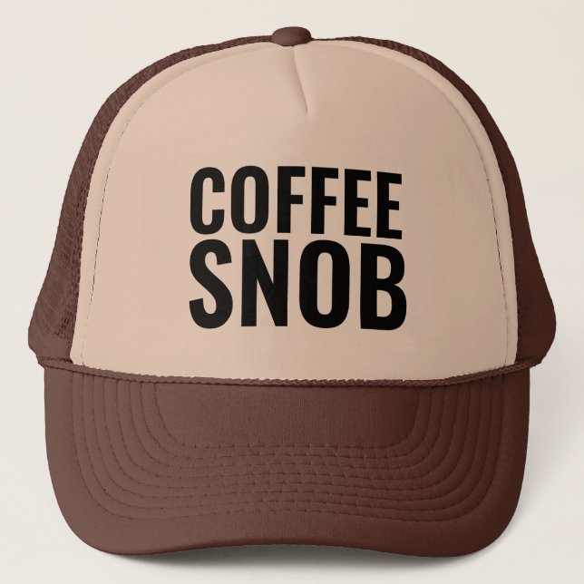 GORRA DE TAPÓN DE CAFÉ SNOB (Anverso)