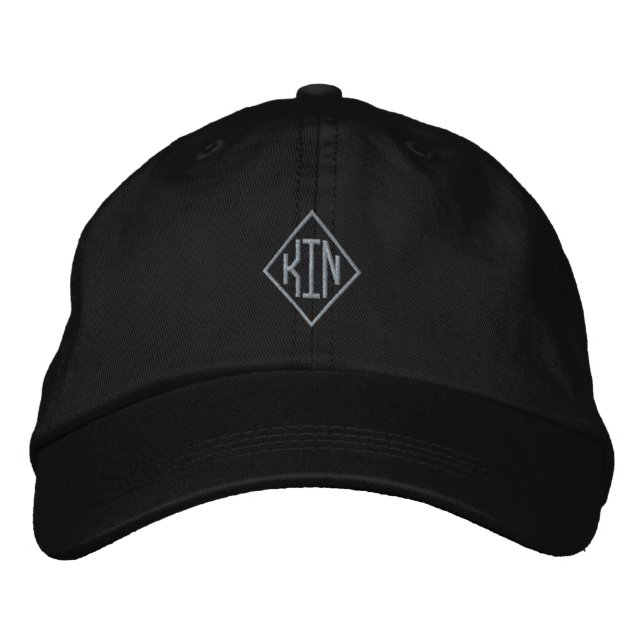 Gorra de texto King ajustable básico alternativo (Anverso)