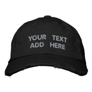 Gorra de texto Personalizado personalizado Su tapa