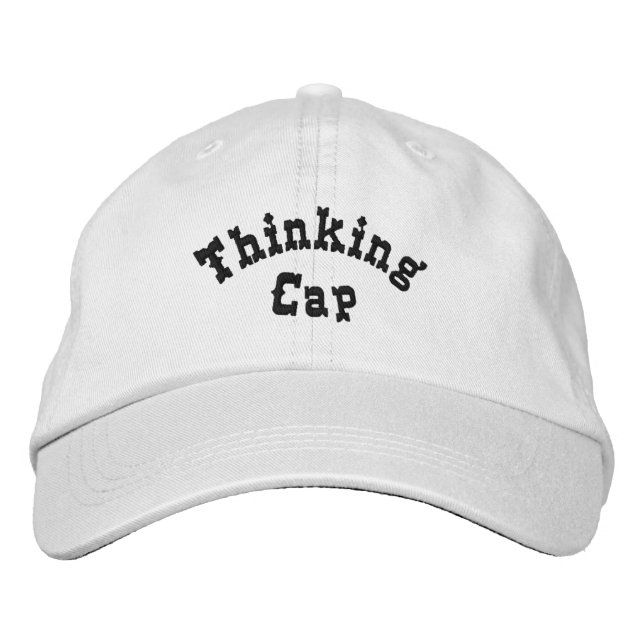 Gorra de Thought Cap Funny Embroidered (Anverso)