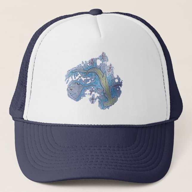 gorra de tiburones (Anverso)