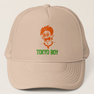 Gorra de Tokyo Boy (Línea Verde y Naranja)