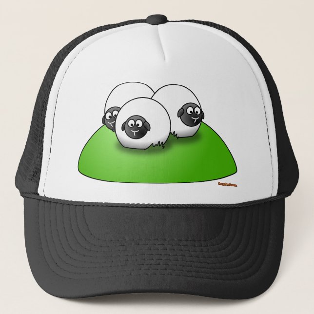 Gorra de tres pequeño ovejas (Anverso)