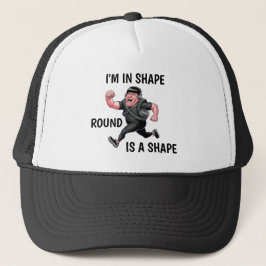Gorra de un hombre que corre gracioso