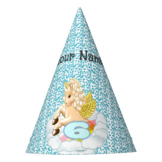 gorra de Unicorn fiesta de 6 años