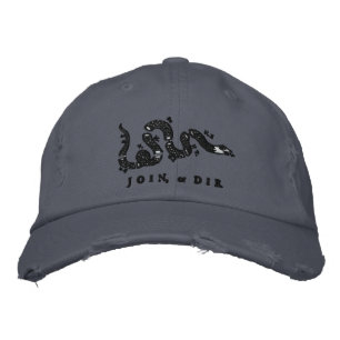 Gorra de unirse o morir bordado