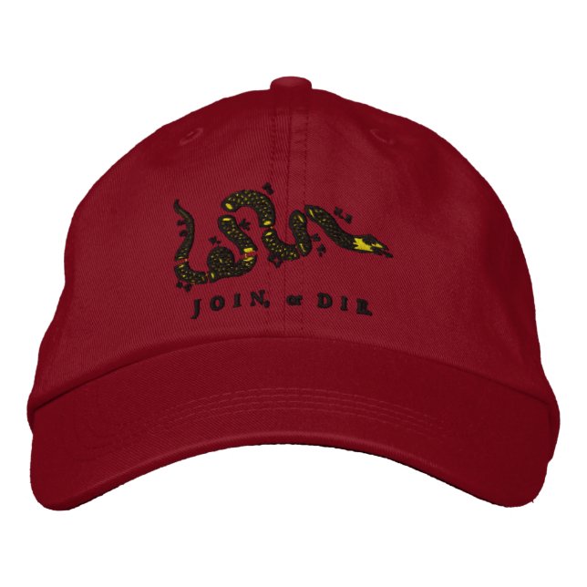 Gorra de unirse o morir bordado (Anverso)