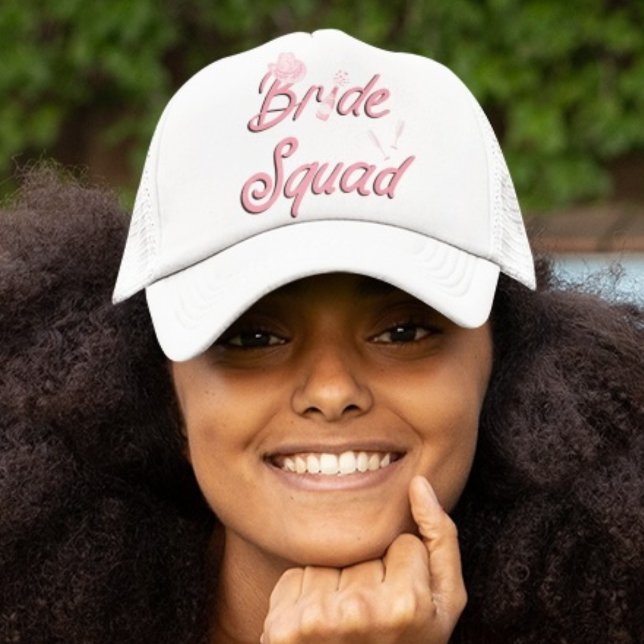 Gorra De Vaquero Rosa Con Escuadrón De Novias De F (Subido por el creador)