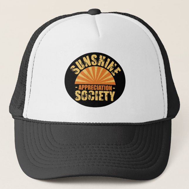 gorra de verano del camionero "Sunshine Appreciati (Anverso)