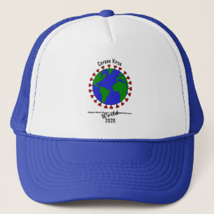 gorra de virus de corona