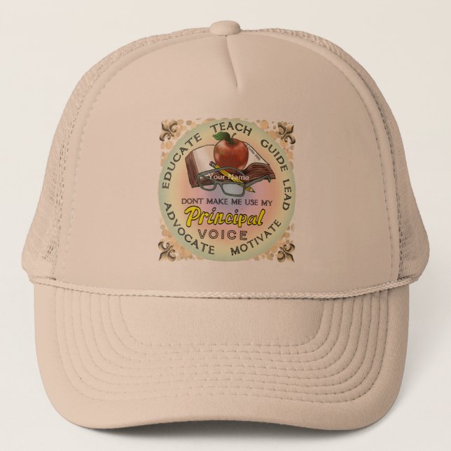 Gorra de voz principal de la escuela (Anverso)
