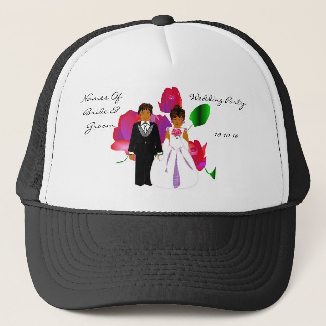 gorra de "Wedding Party" - Personalizable (Anverso)