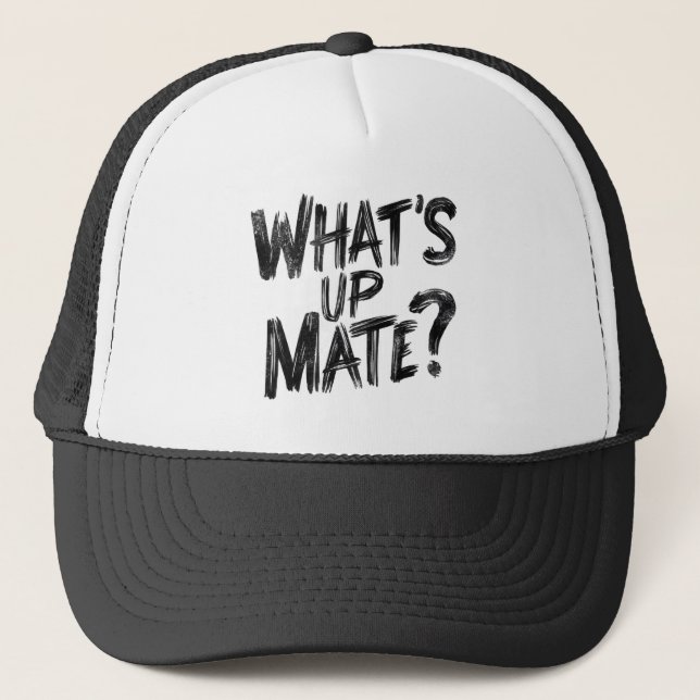 Gorra de What's Up Mate (Anverso)