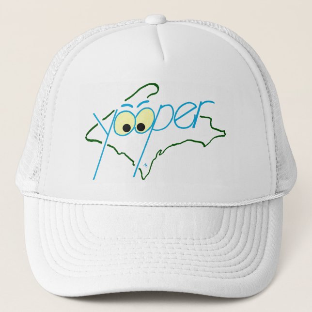 GORRA DE YOOPER, BLANCO (Anverso)
