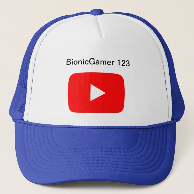 Gorra de YouTube BionicGamer 123 (Anverso)