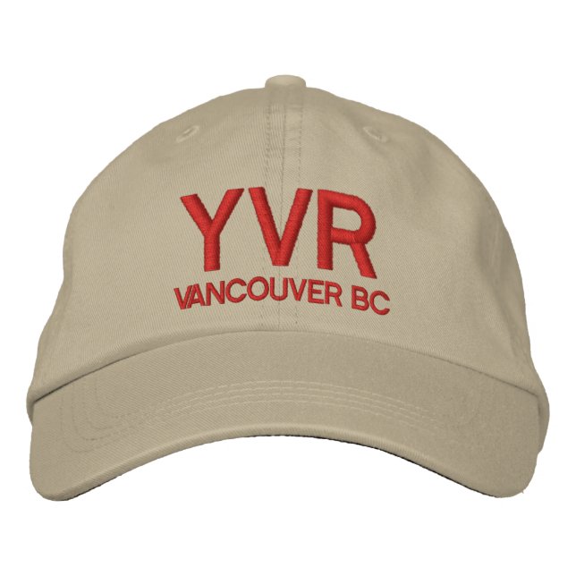 Gorra del Aeropuerto Internacional de Vancouver (Y (Anverso)