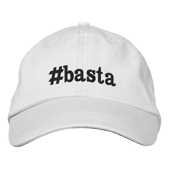 gorra del #basta (Anverso)