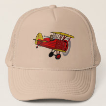 Gorra del biplano -- rojo