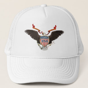 Gorra del blanco de American Eagle los E.E.U.U.