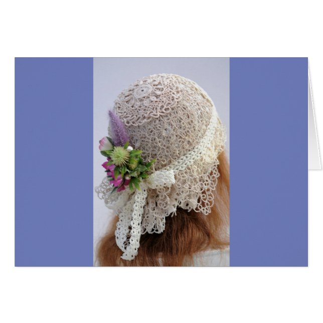 gorra del Boda Flapper de 1920 (Anverso (Horizontal))