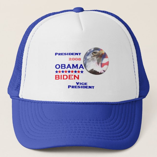 Gorra del boleto de Obama Biden (Anverso)