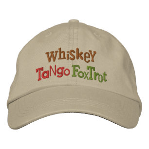 Gorra del Bordado Ecléctico de Whiskey Tango Foxtr