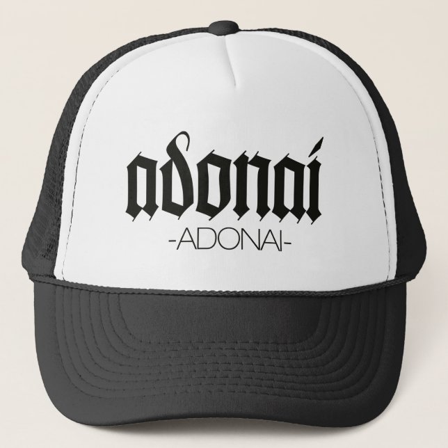 Gorra del camionero de Adonai (Anverso)