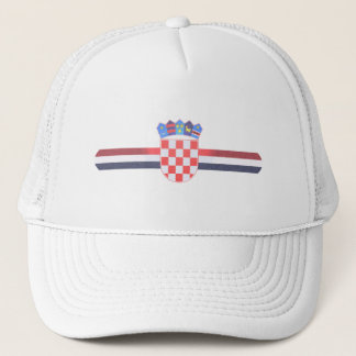 Gorra del camionero de Croacia - la bandera croata