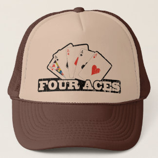 Gorra del camionero de cuatro as