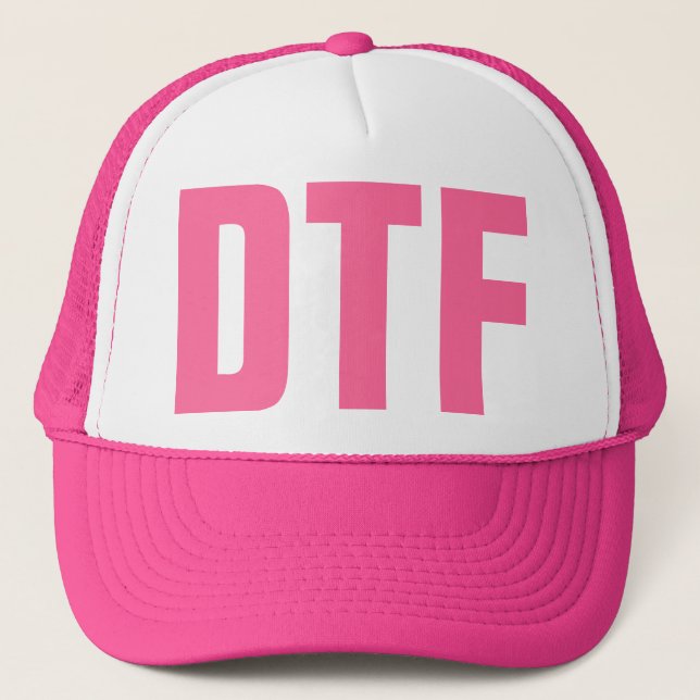 Gorra del camionero de D T F (Anverso)