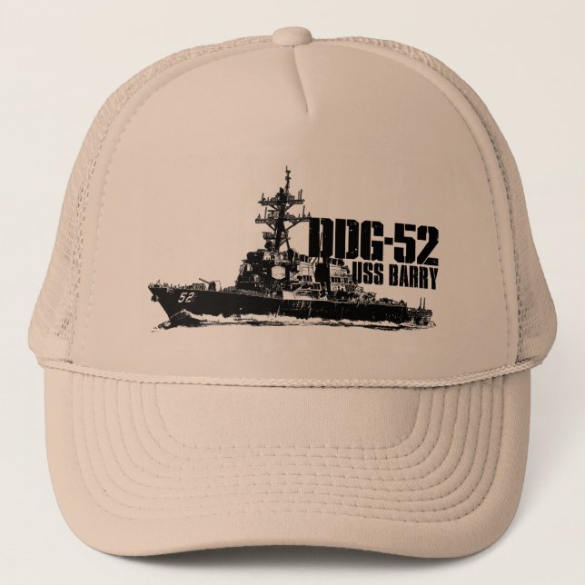 Gorra del camionero de DDG-52 Barry (Anverso)