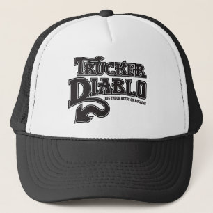 Gorra del camionero de Diablo del camionero
