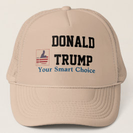 Gorra del camionero de Donald Trump con la muestra