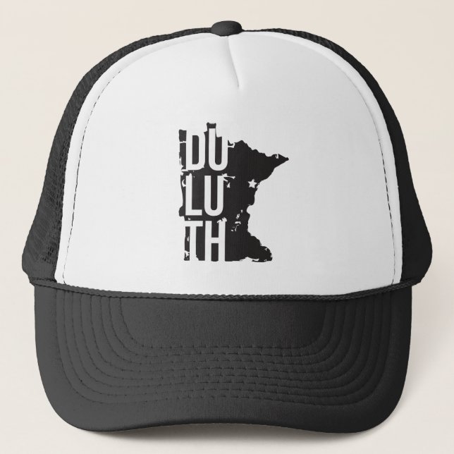 Gorra del camionero de Duluth, Minnesota con la (Anverso)