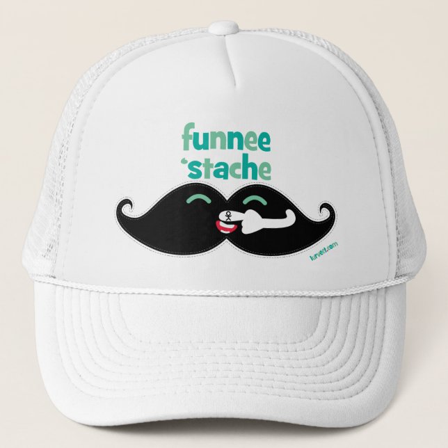 Gorra del camionero de Funnee Stache (Anverso)