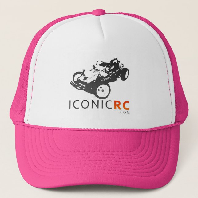 Gorra del camionero de IconicRC - rosa (Anverso)