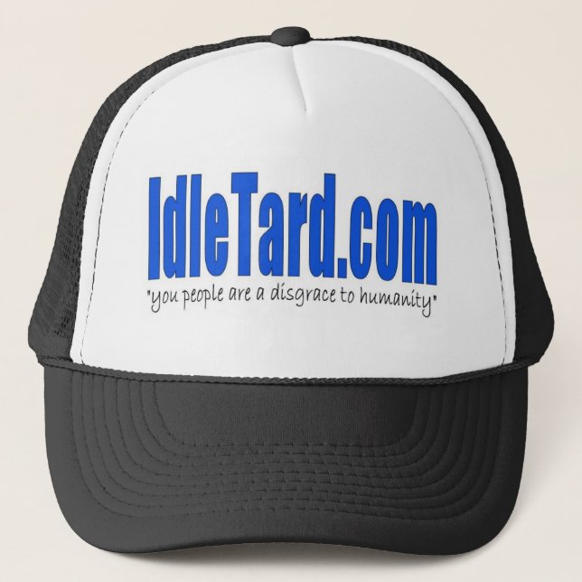 gorra del camionero de IdleTard.com (Anverso)