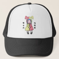 Gorra del camionero de Kawaii Usagi
