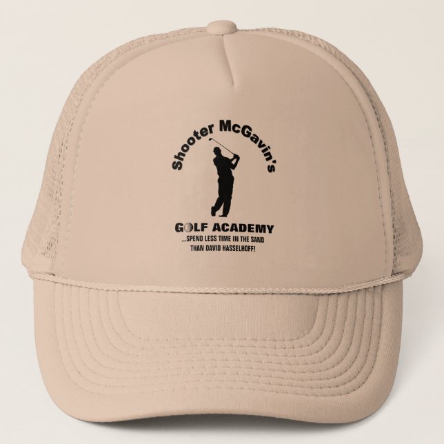 Gorra del camionero de la academia del golf de (Anverso)
